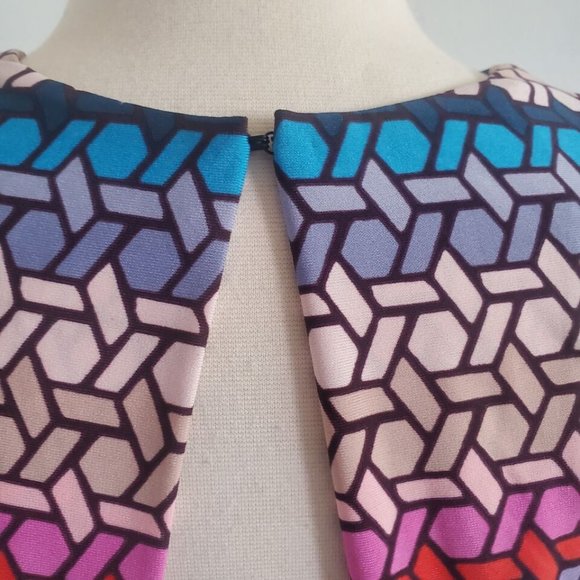 ($248) Trina Turk Women's Boho Macee Lupine Lattice Tank Dress Size 2 - Picture 5 of 10